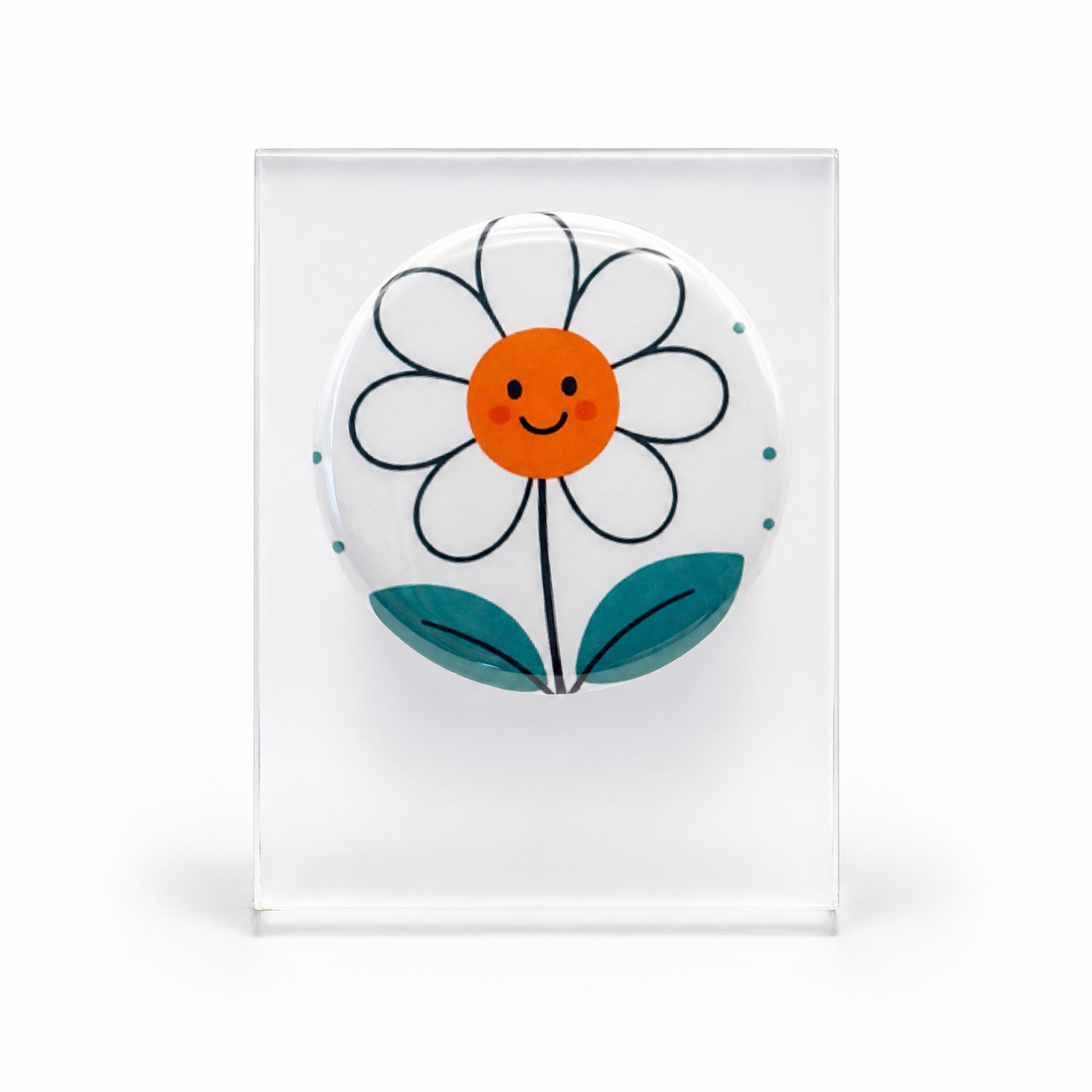 Happy Flower Magnet Set of 4 – Good Vibes First Run - Image 5