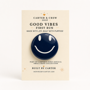 Classic Smiley design from the Good Vibes First Run collection.
