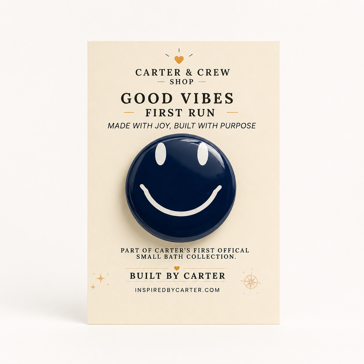 Classic Smiley design from the Good Vibes First Run collection.