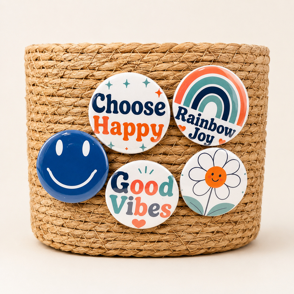 Good Vibes Assorted Button Set of 4 – Good Vibes First Run - Image 7